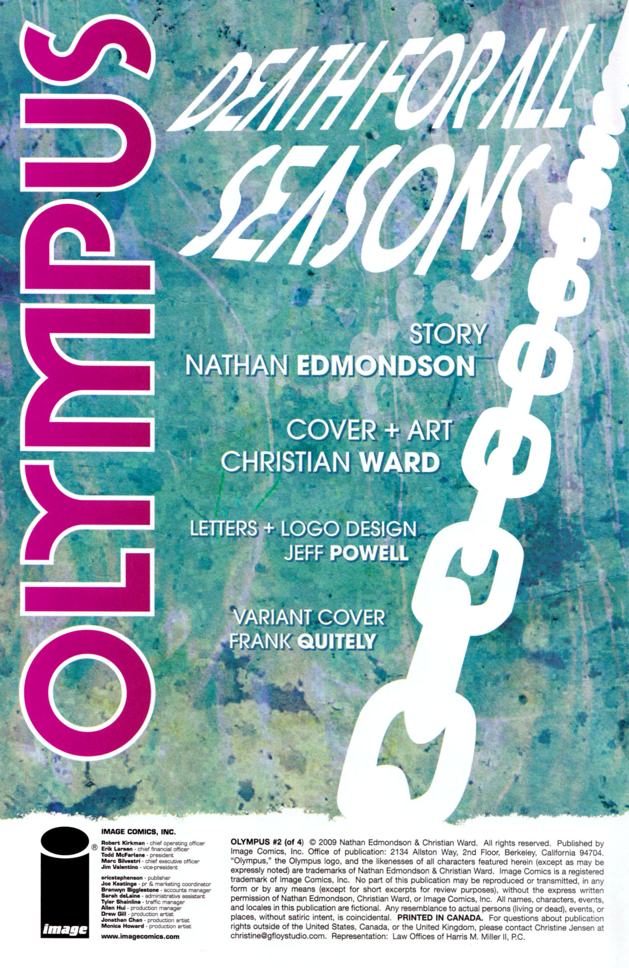 Read online Olympus (2009) comic -  Issue #2 - 2