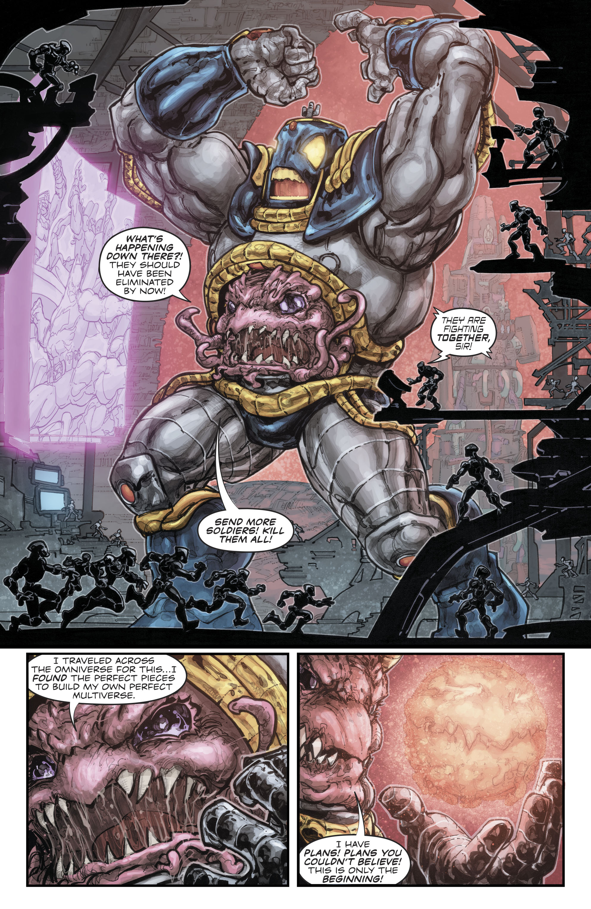 Read online Batman/Teenage Mutant Ninja Turtles III comic -  Issue #5 - 13