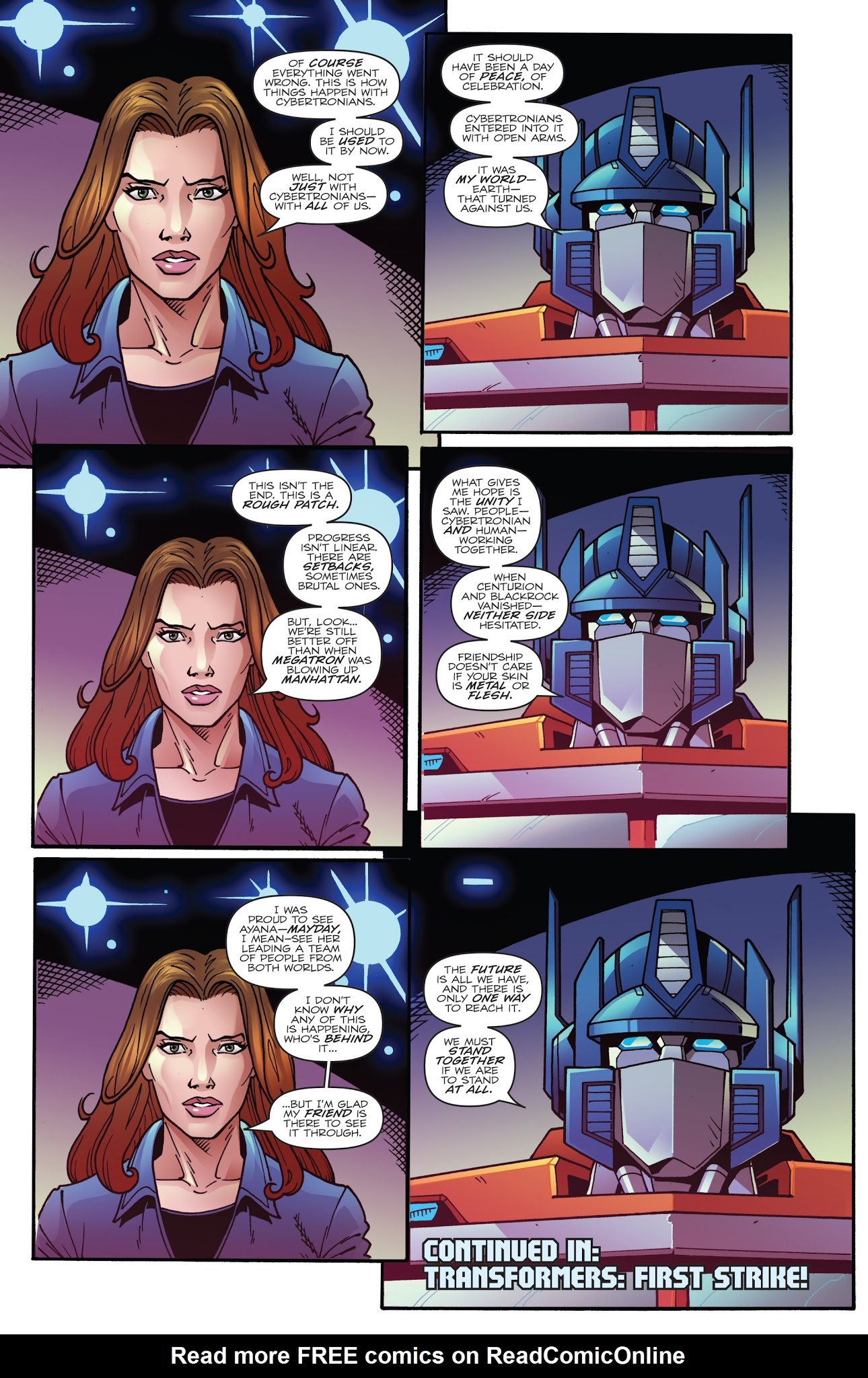 Read online Optimus Prime: First Strike comic -  Issue # Full - 22