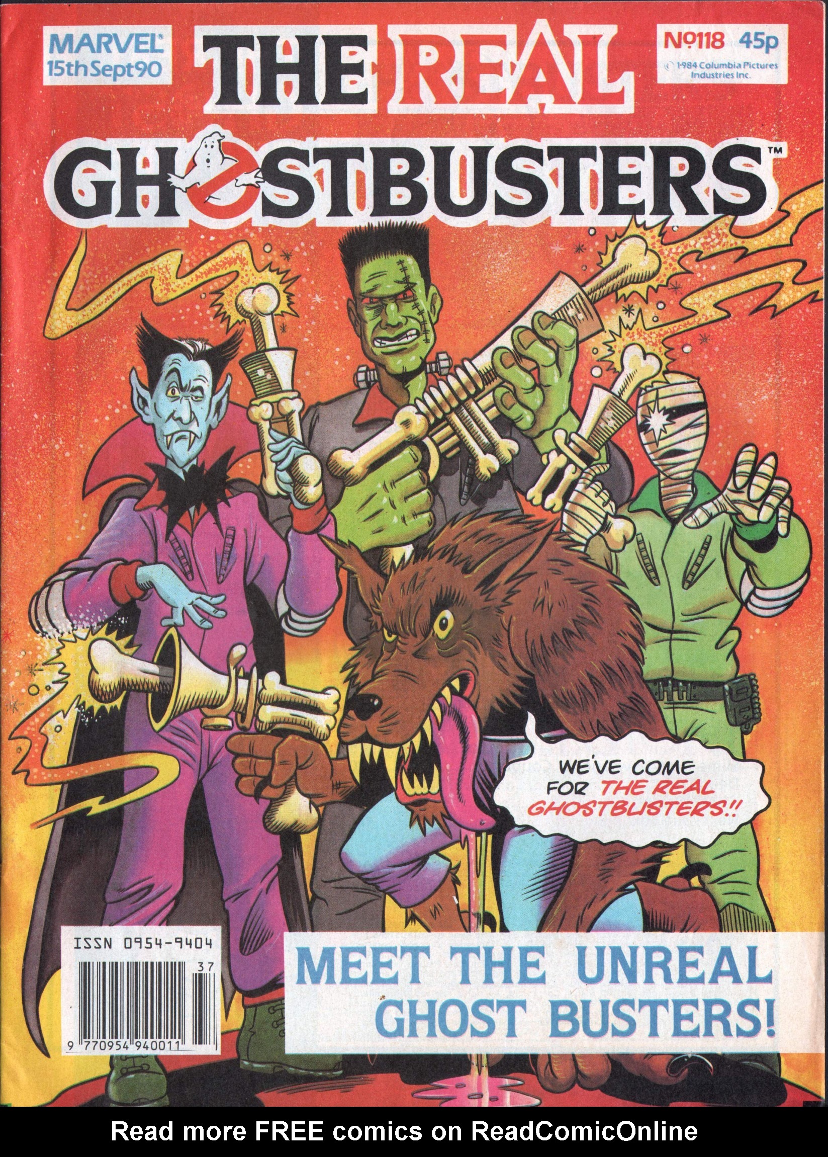 Read online The Real Ghostbusters comic -  Issue #118 - 1