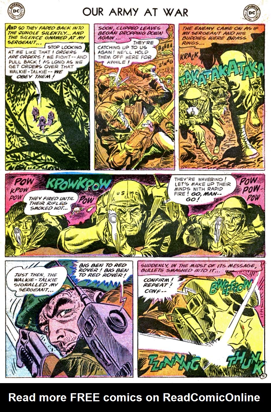 Read online Our Army at War (1952) comic -  Issue #54 - 31