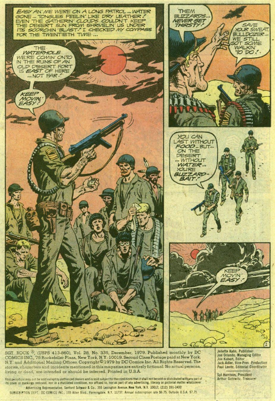 Read online Sgt. Rock comic -  Issue #335 - 3