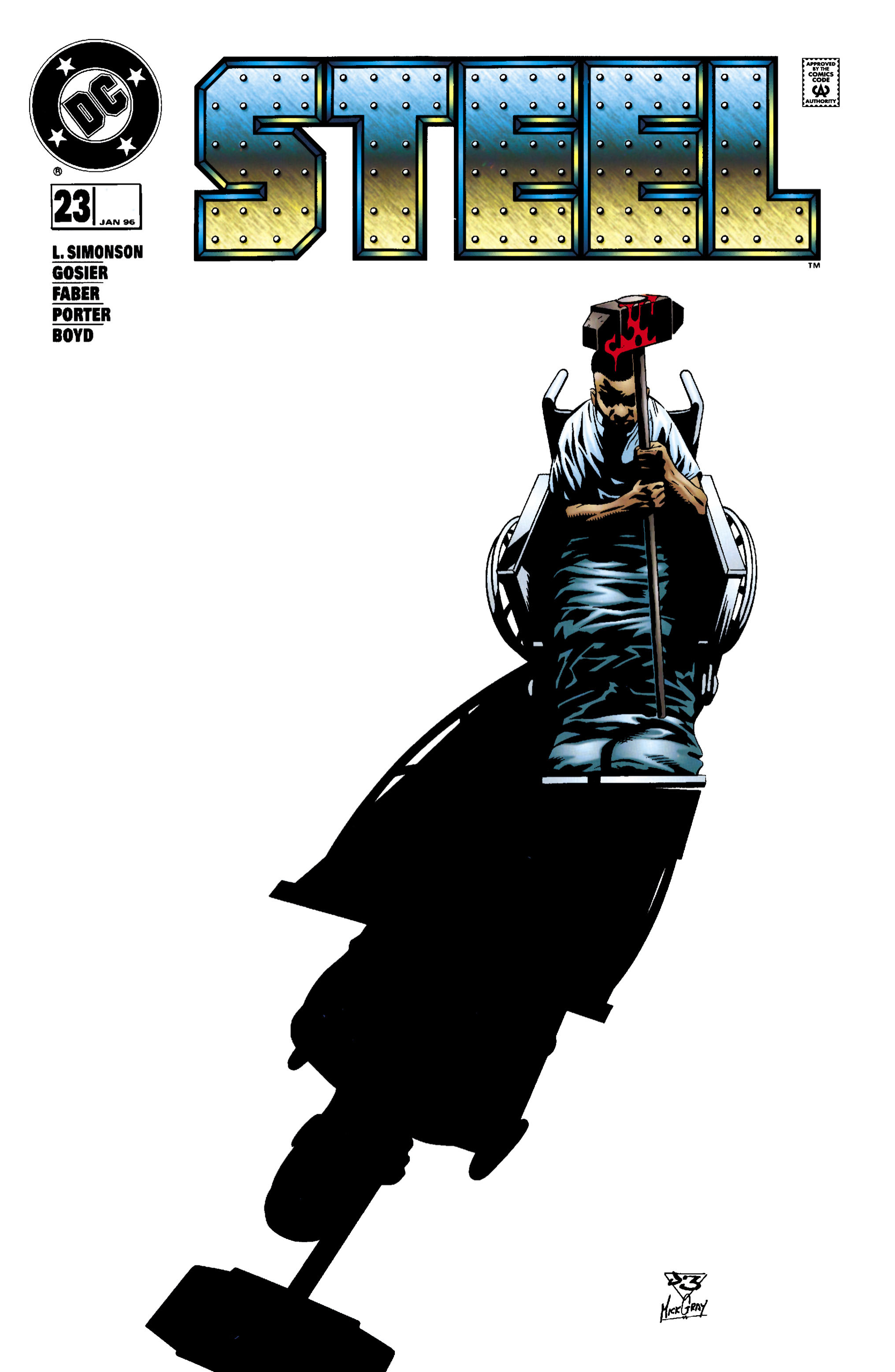 Read online Steel (1994) comic -  Issue #23 - 1
