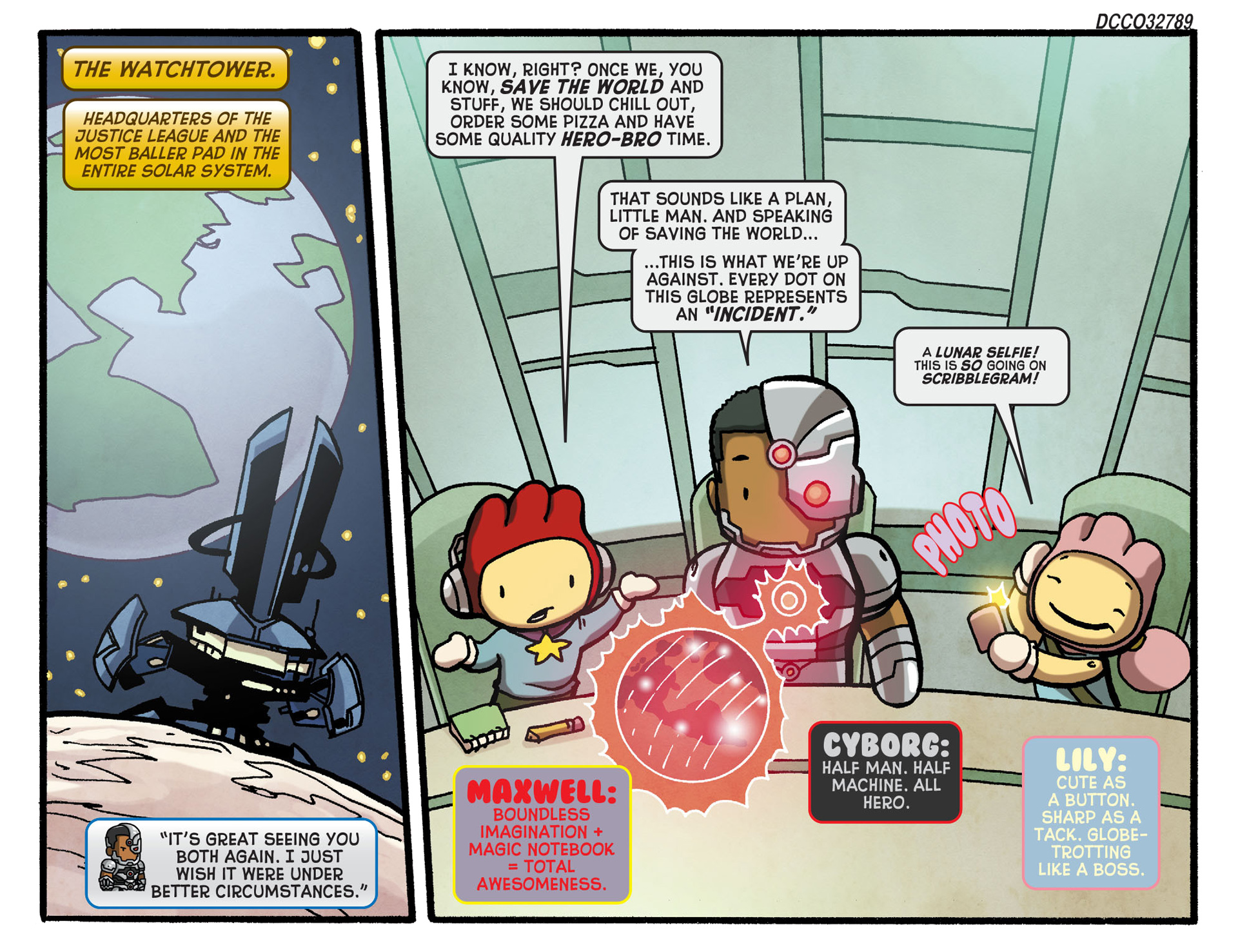 Read online Scribblenauts Unmasked: A Crisis of Imagination comic -  Issue #5 - 3