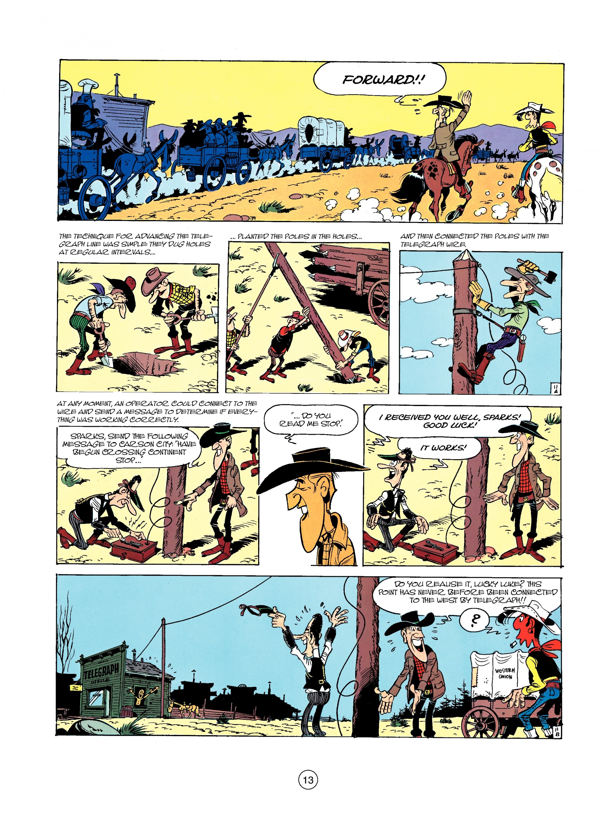 Read online A Lucky Luke Adventure comic -  Issue #35 - 13