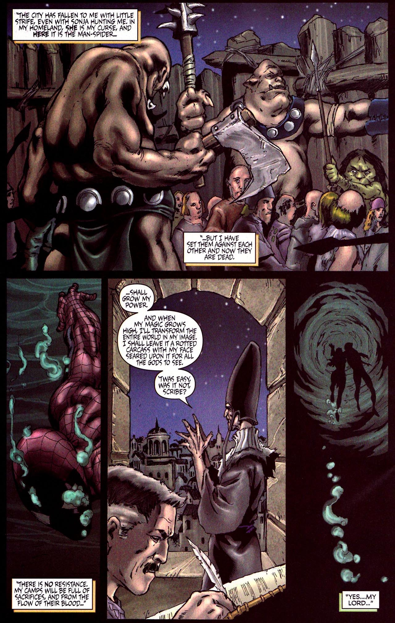 Read online Spider-Man/Red Sonja comic -  Issue #2 - 22