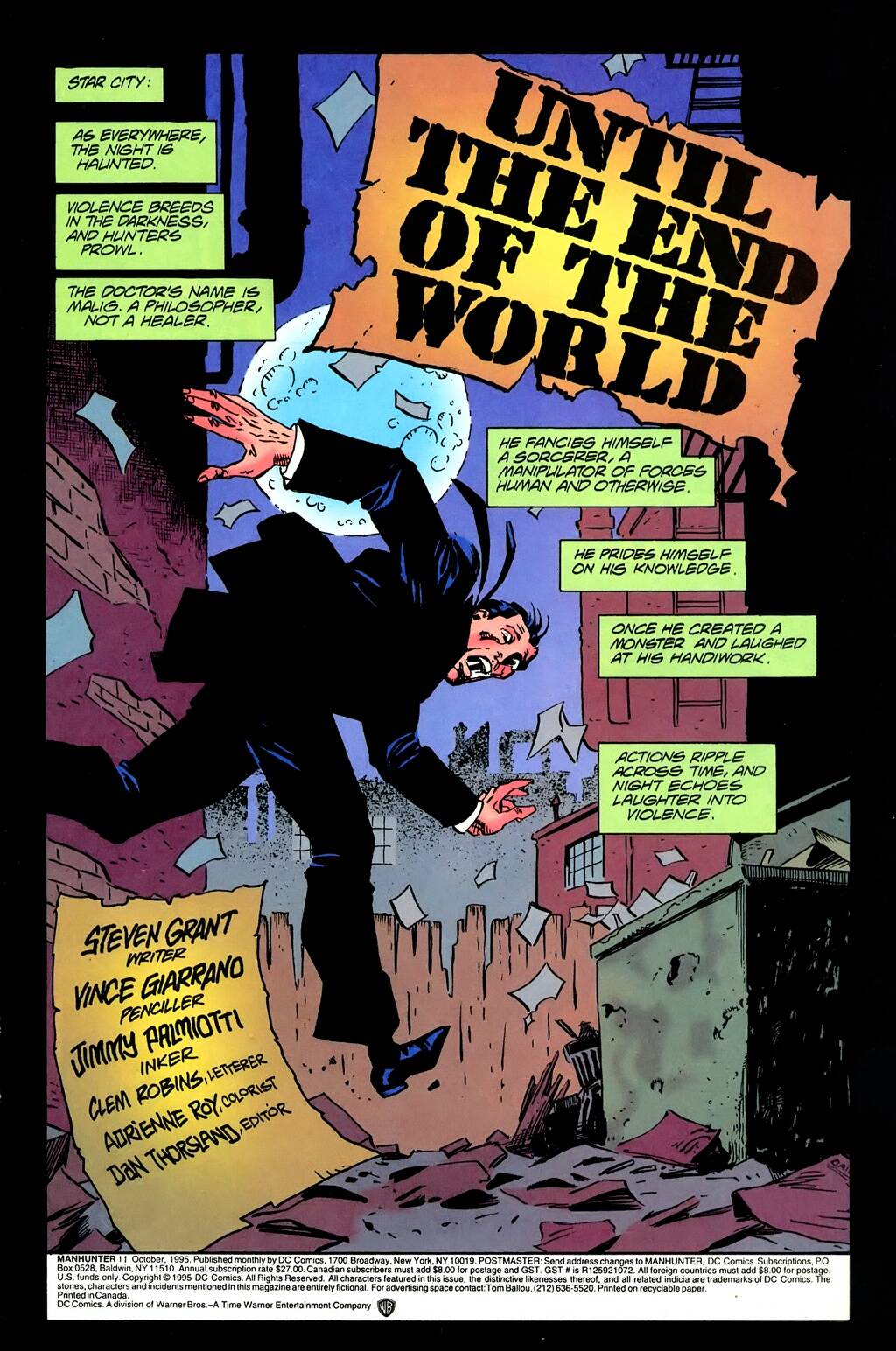 Read online Manhunter (1994) comic -  Issue #11 - 2