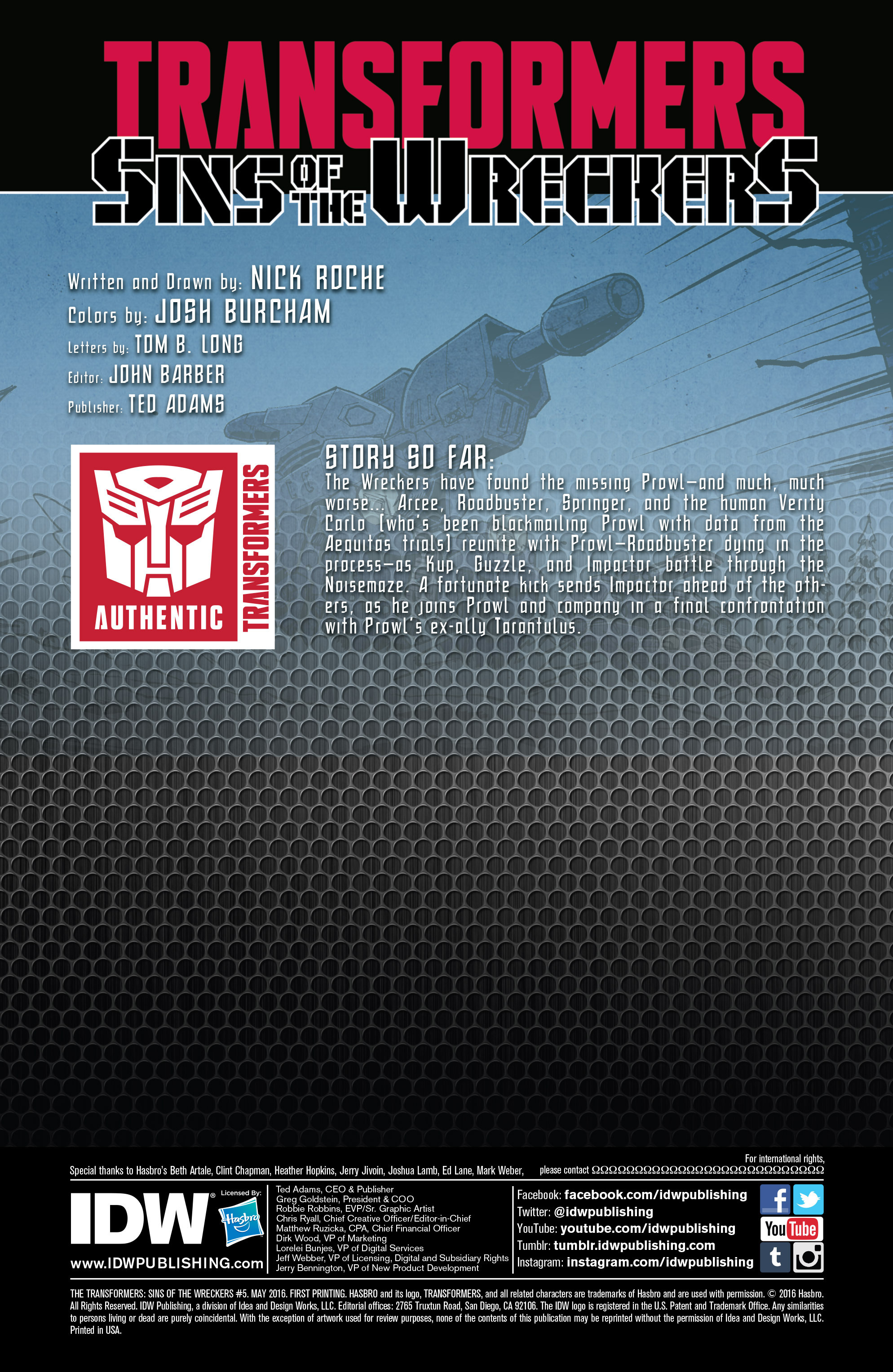 Read online The Transformers: Sins of the Wreckers comic -  Issue #5 - 2