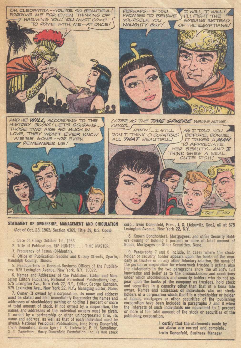 Read online Rip Hunter...Time Master comic -  Issue #19 - 28