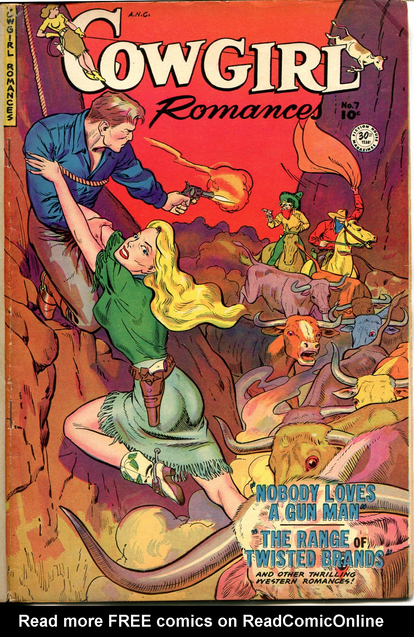Read online Cowgirl Romances (1950) comic -  Issue #7 - 1