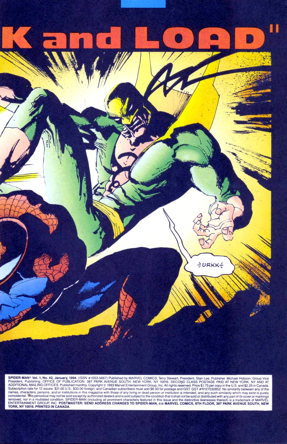 Read online Spider-Man (1990) comic -  Issue #42 - Lock And Load - 4