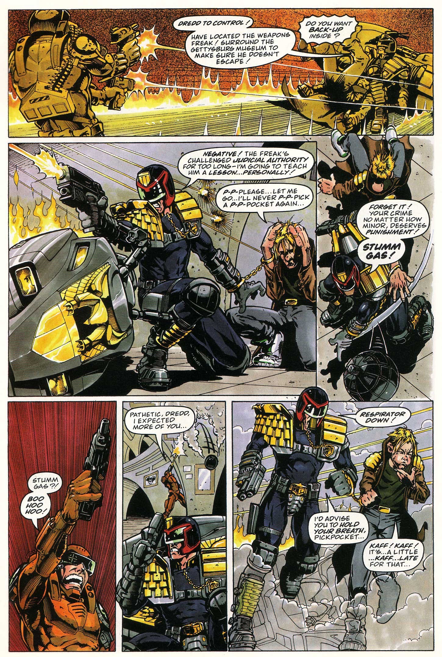 Read online Judge Dredd Lawman of the Future comic -  Issue #5 - 11