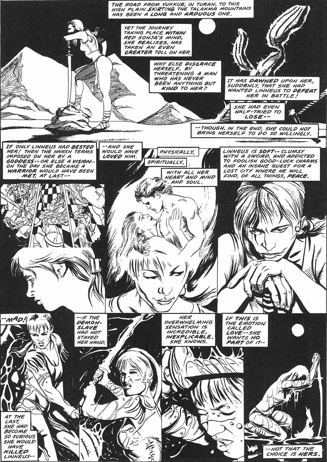 Read online The Savage Sword Of Conan comic -  Issue #209 - 58