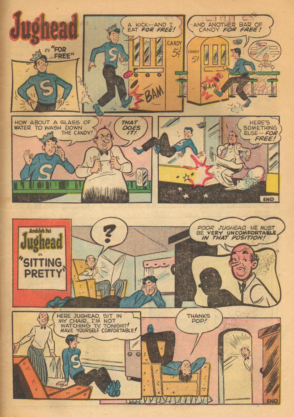 Read online Archie's Pal Jughead comic -  Issue #27 - 31