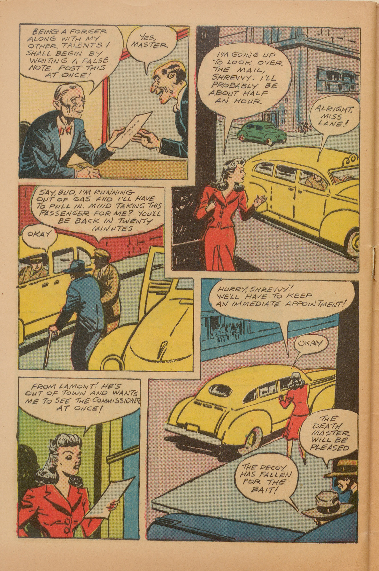 Read online Shadow Comics comic -  Issue #54 - 44