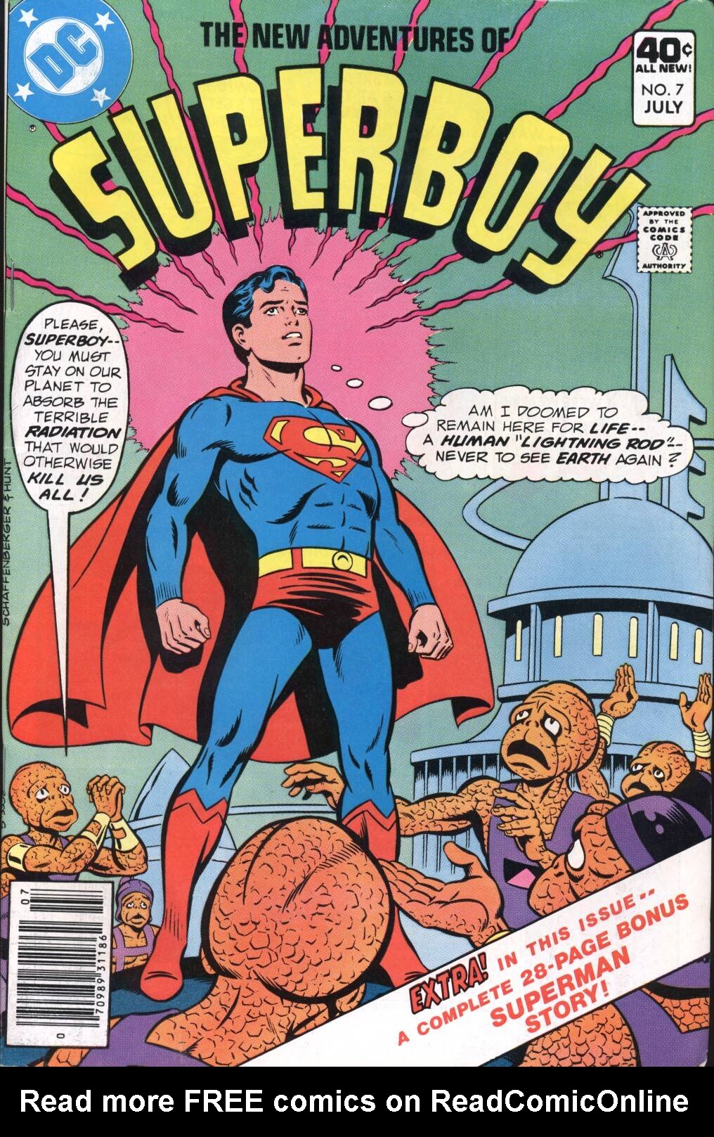 Read online The New Adventures of Superboy comic -  Issue #7 - 1