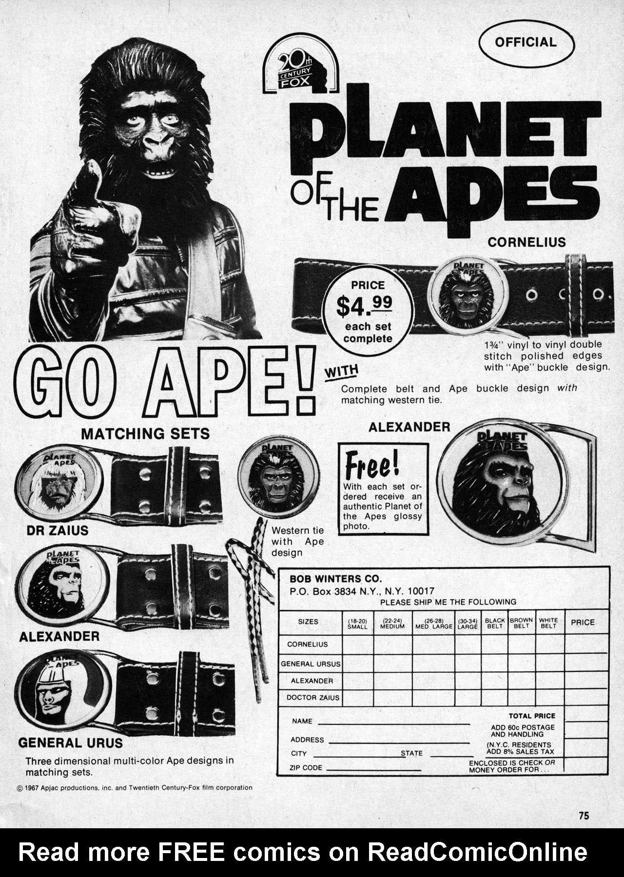 Read online Planet of the Apes comic -  Issue #4 - 69