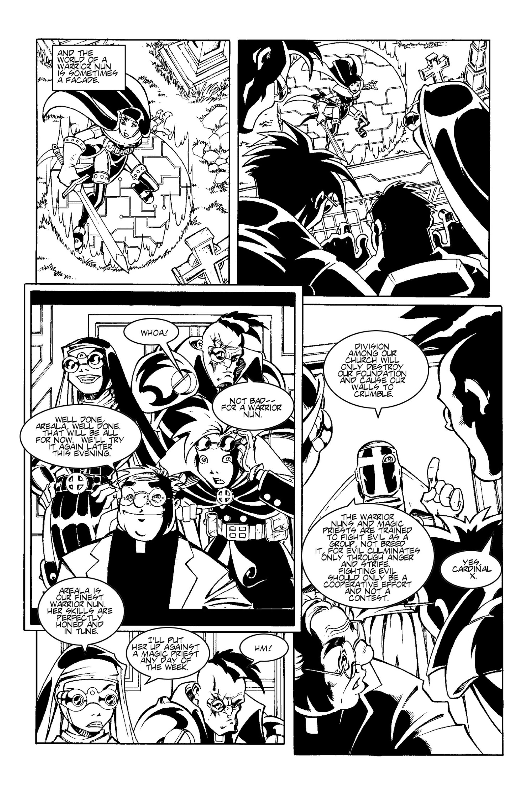 Read online Warrior Nun Areala: Armor of God comic -  Issue # TPB - 10