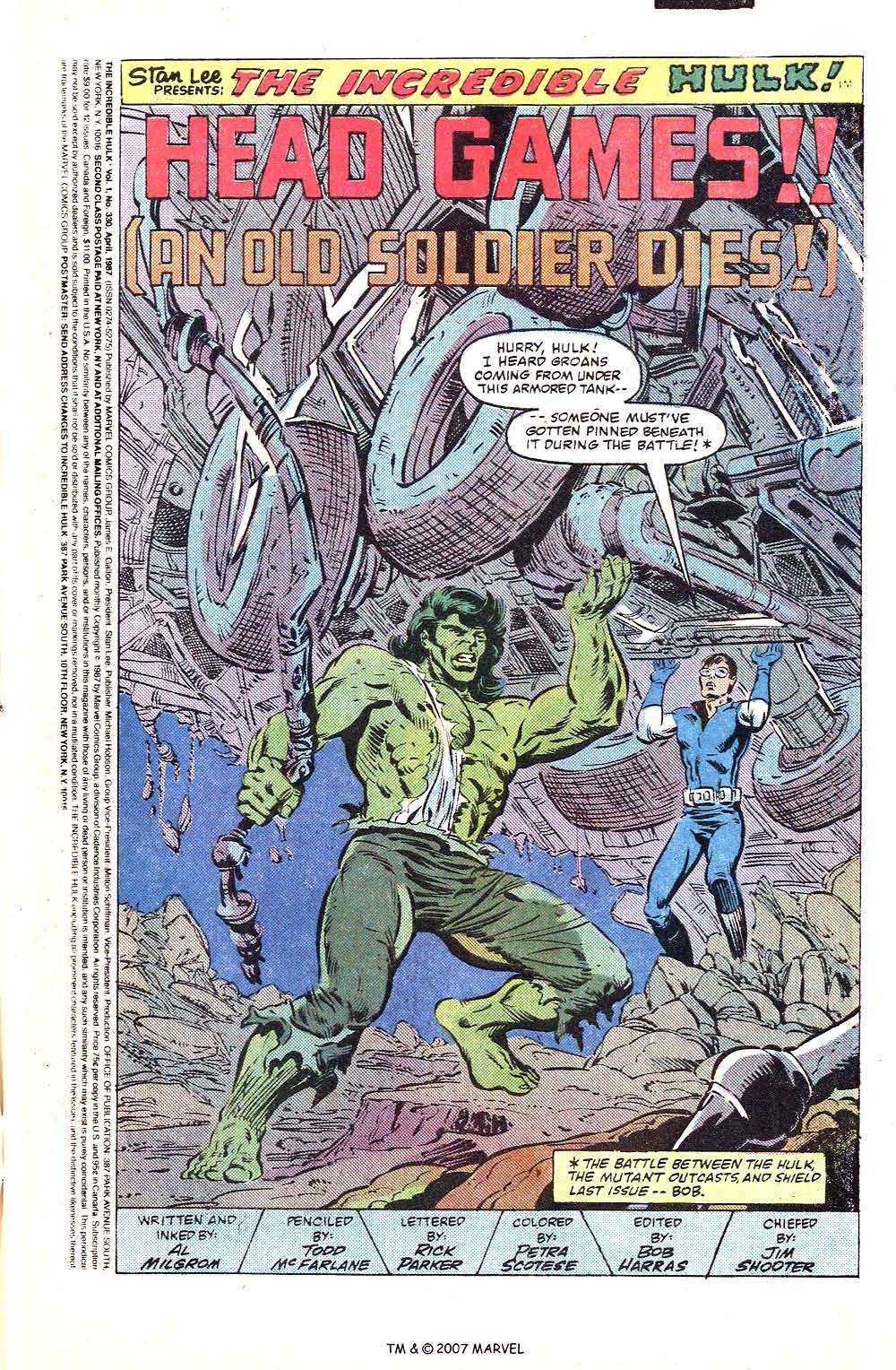 Read online The Incredible Hulk (1968) comic -  Issue #330 - 3