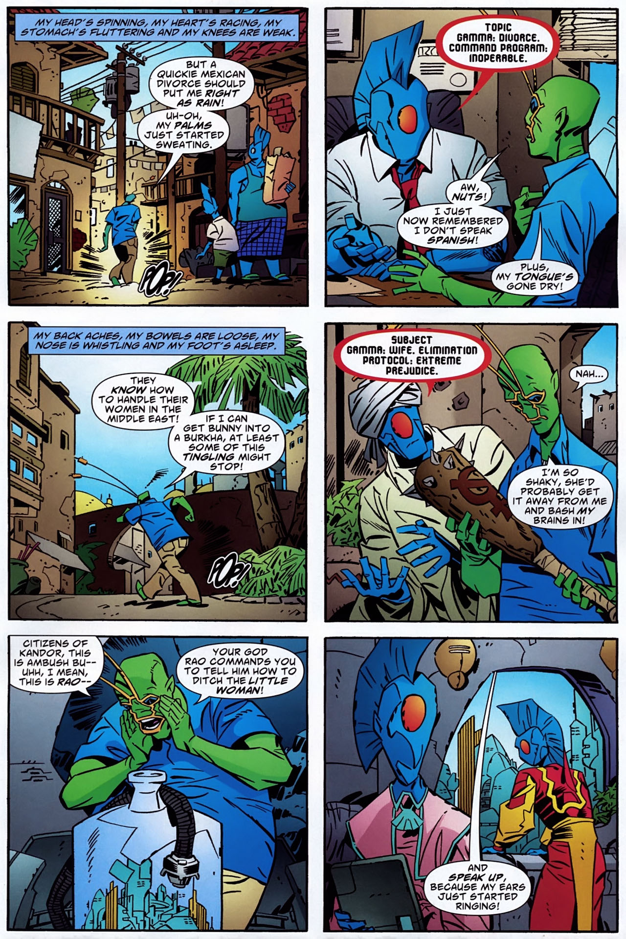 Read online Ambush Bug: Year None comic -  Issue #3 - 6