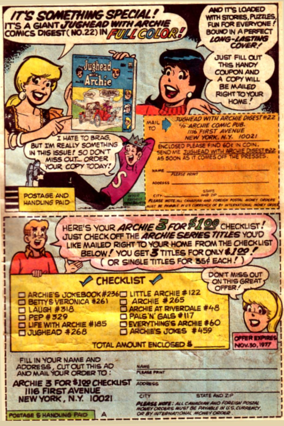 Read online Reggie and Me (1966) comic -  Issue #98 - 27