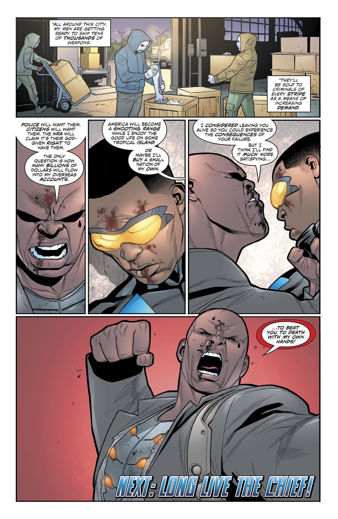 Read online Black Lightning: Cold Dead Hands comic -  Issue #5 - 22