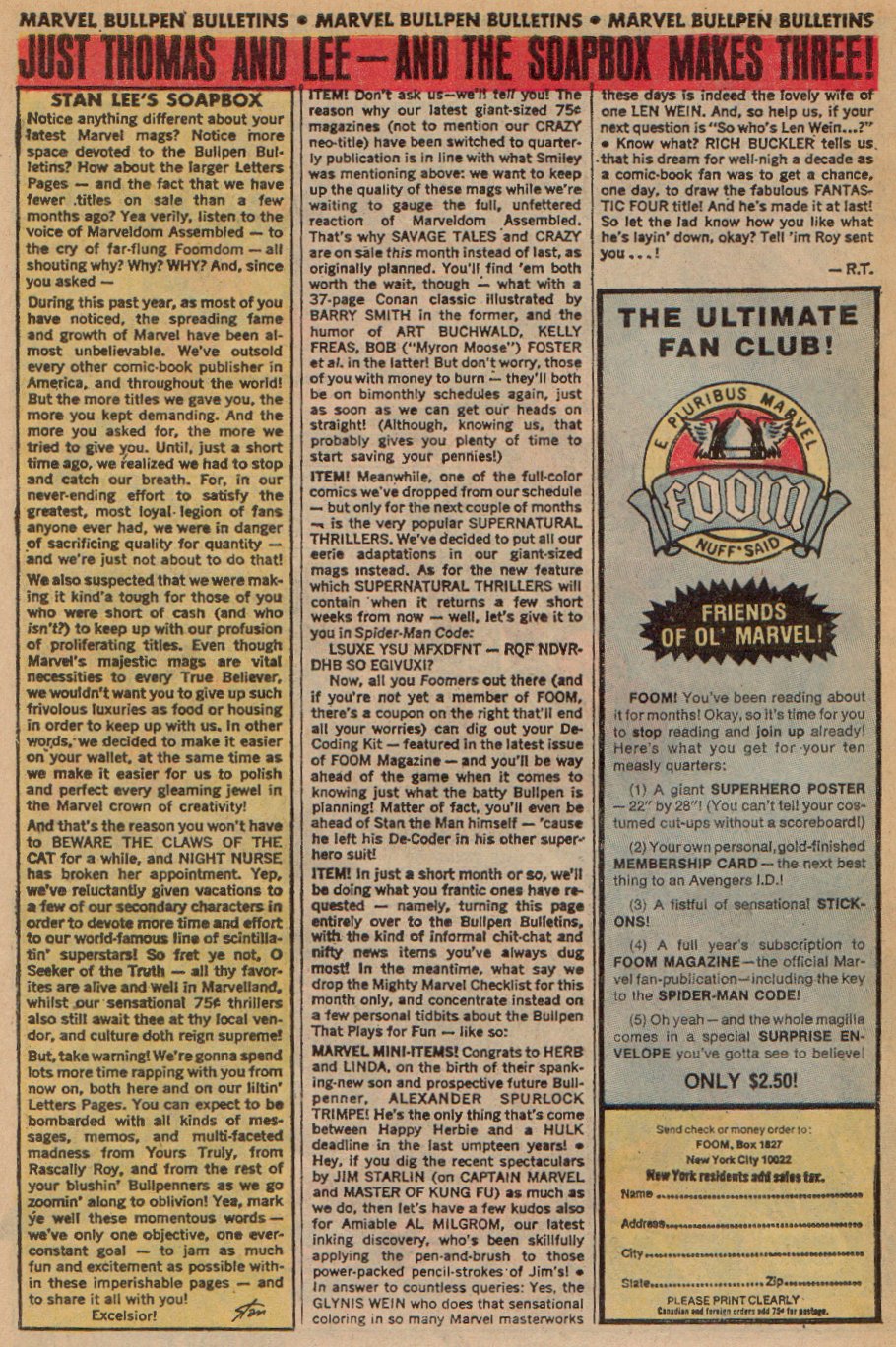 Read online Captain Marvel (1968) comic -  Issue #30 - 19