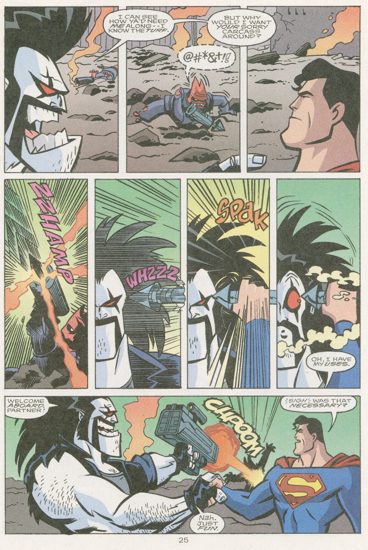 Read online Superman Adventures comic -  Issue # _Special - Superman vs Lobo - 26
