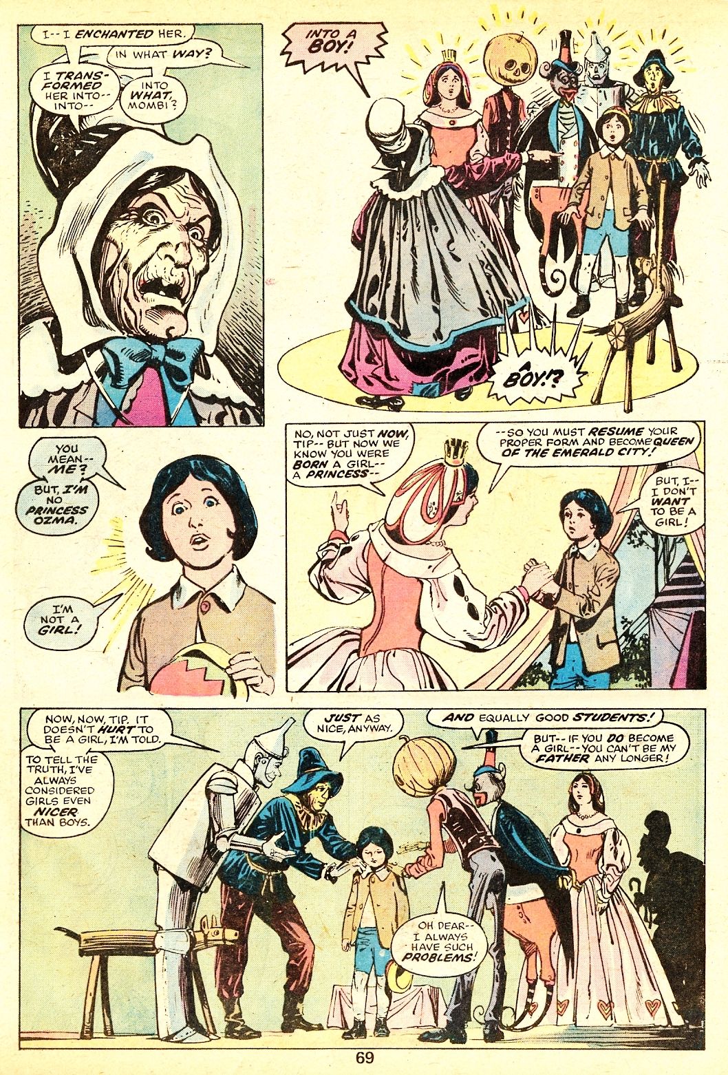 Read online Marvel Treasury of Oz featuring the Marvelous Land of Oz comic -  Issue # Full - 68