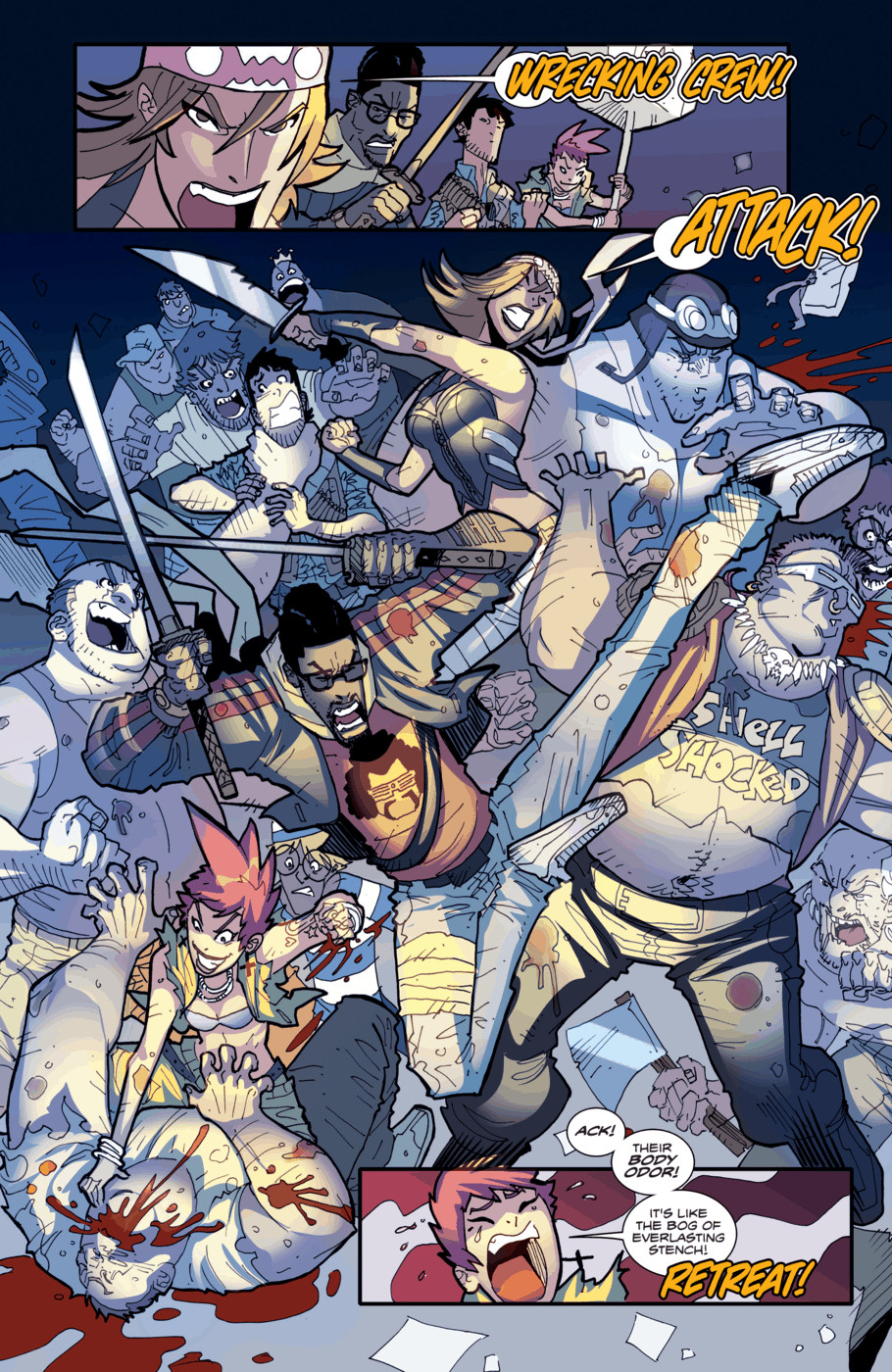 Read online Fanboys vs. Zombies comic -  Issue #7 - 14