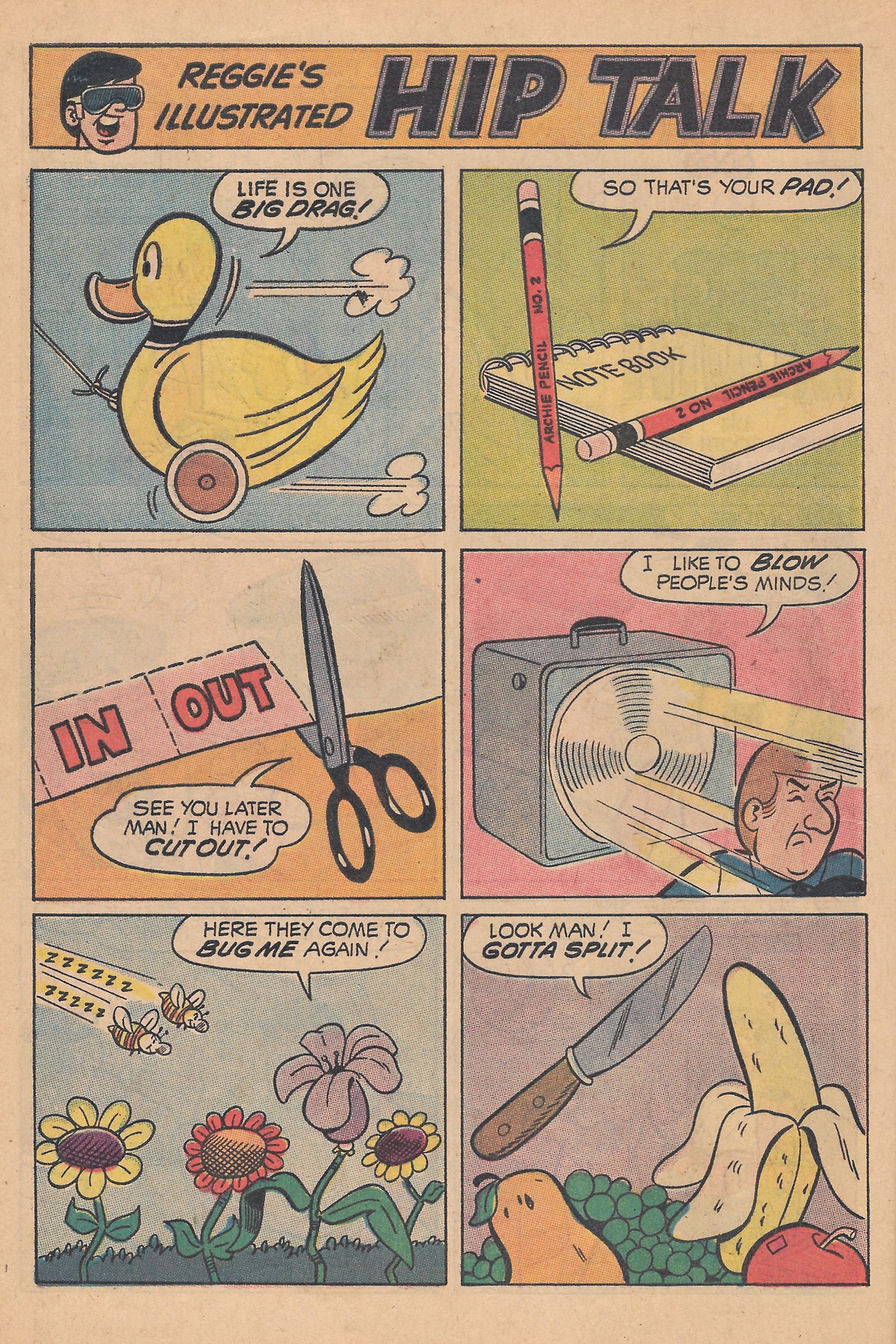 Read online Reggie's Wise Guy Jokes comic -  Issue #12 - 28