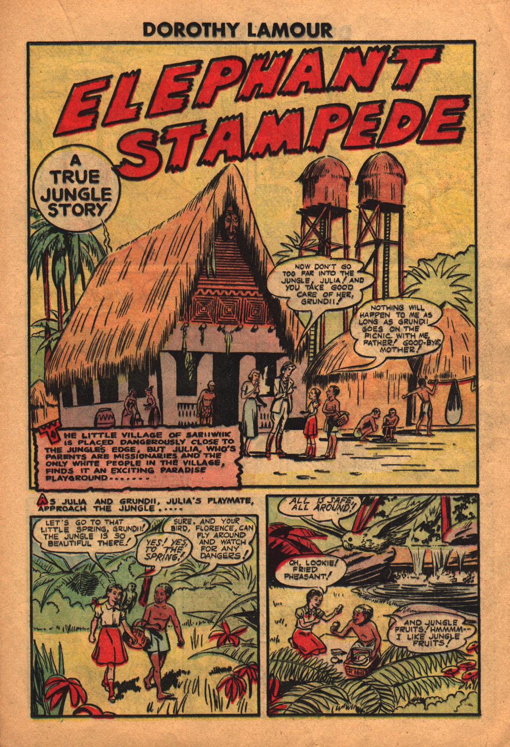 Read online Dorothy Lamour Jungle Princess comic -  Issue #2 - 21