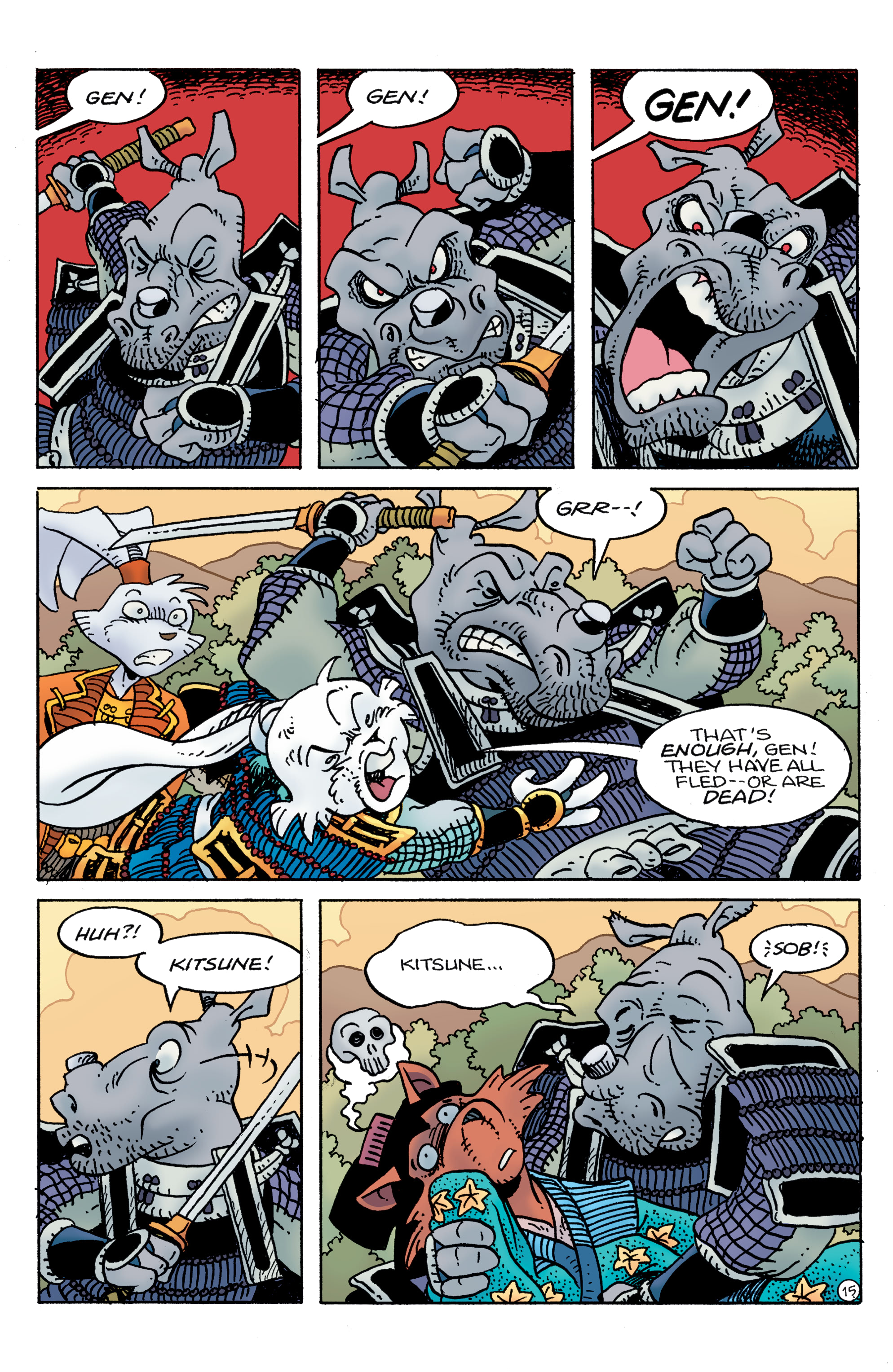 Read online Teenage Mutant Ninja Turtles/Usagi Yojimbo: WhereWhen comic -  Issue #3 - 17