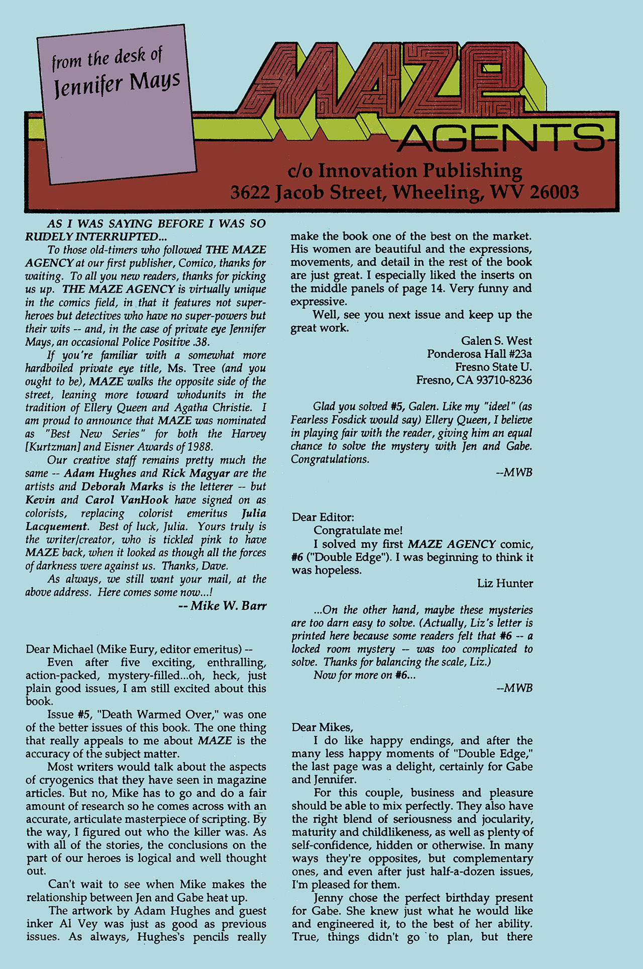 Read online Maze Agency (1989) comic -  Issue #8 - 31