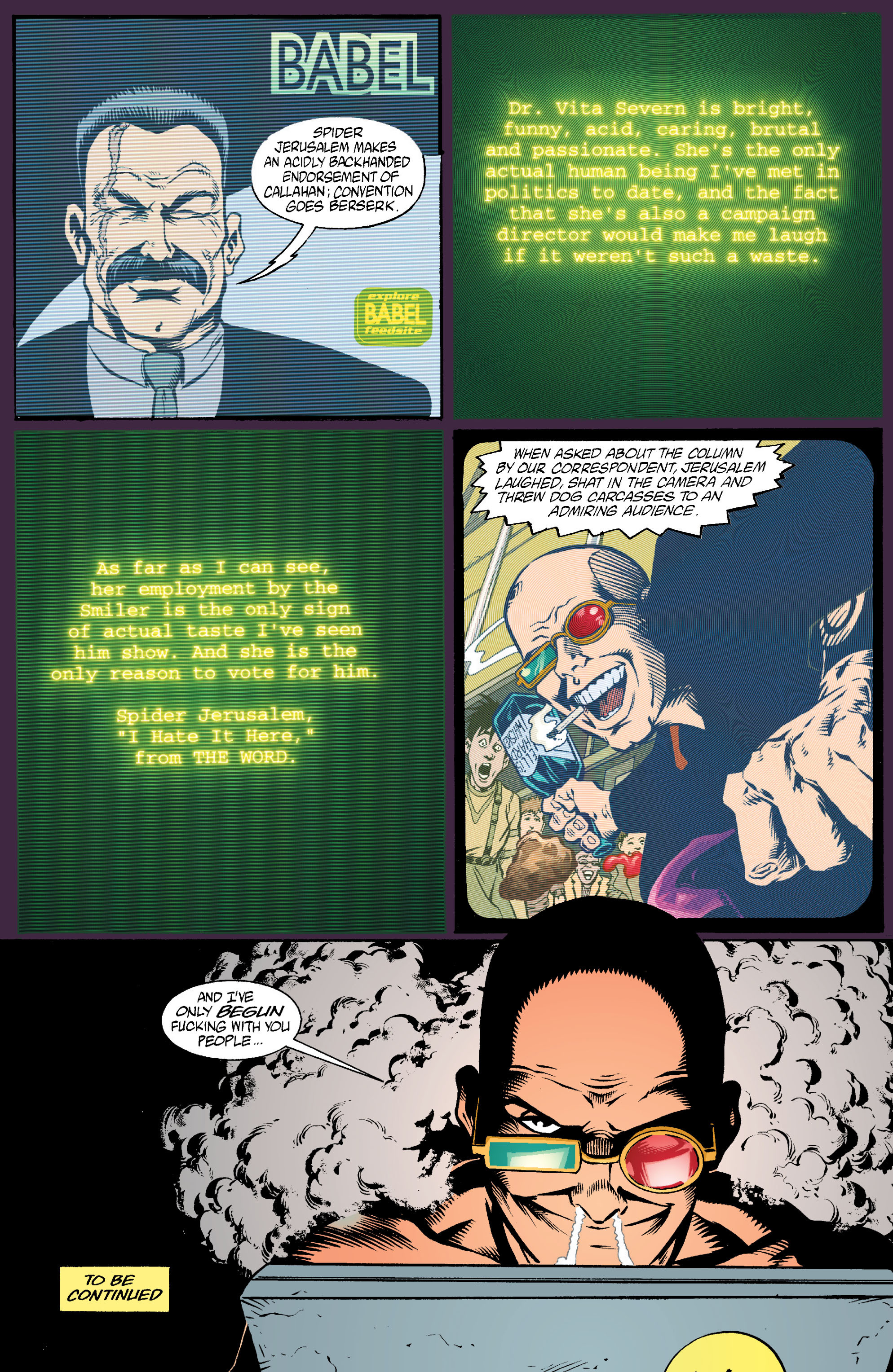 Read online Transmetropolitan comic -  Issue #15 - 23