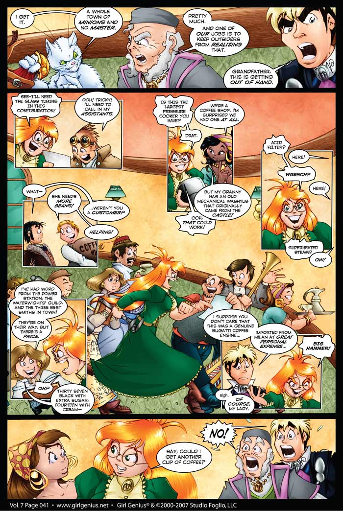 Read online Girl Genius (2002) comic -  Issue #7 - 41