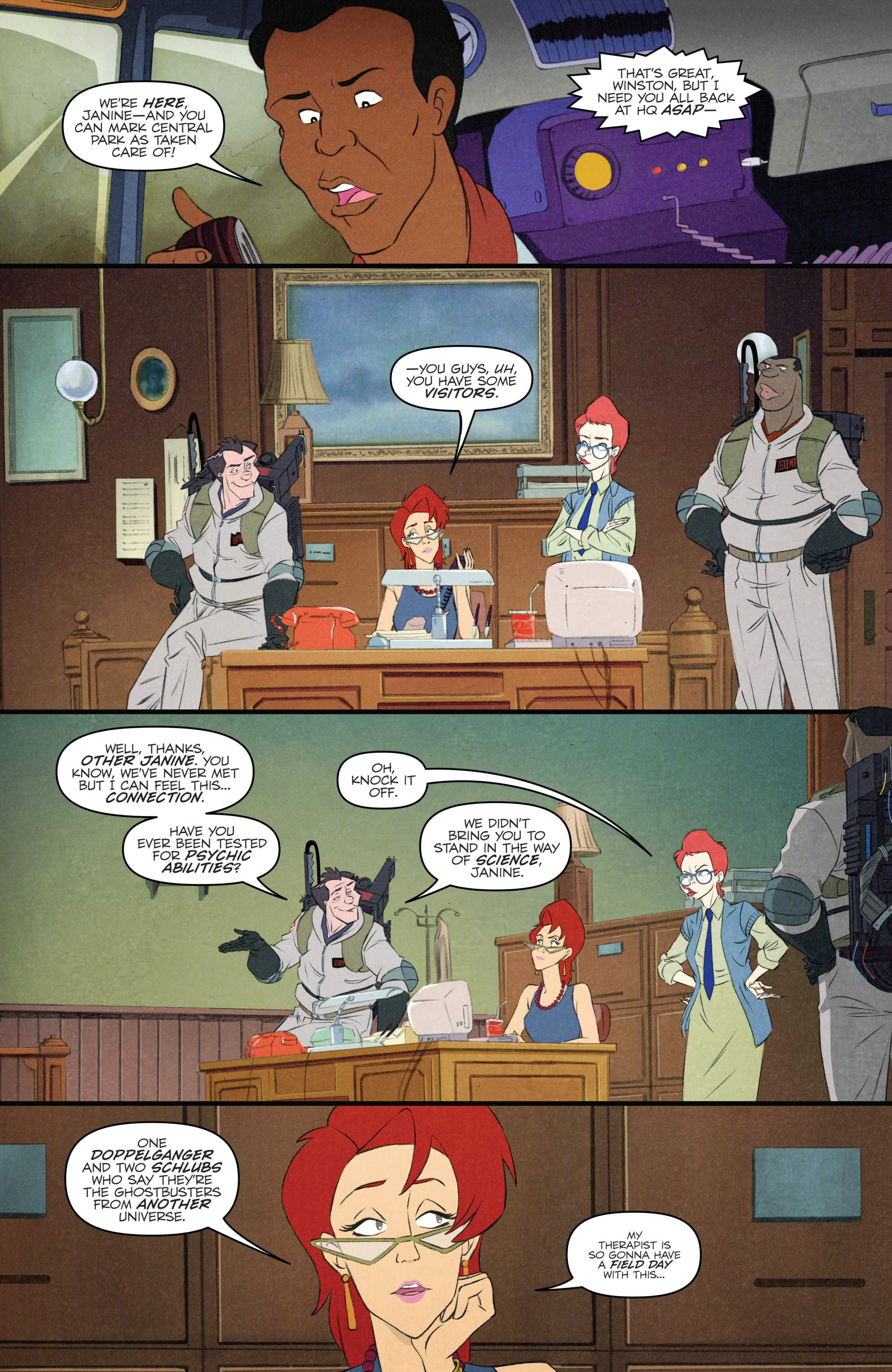 Read online Ghostbusters: International comic -  Issue #8 - 13