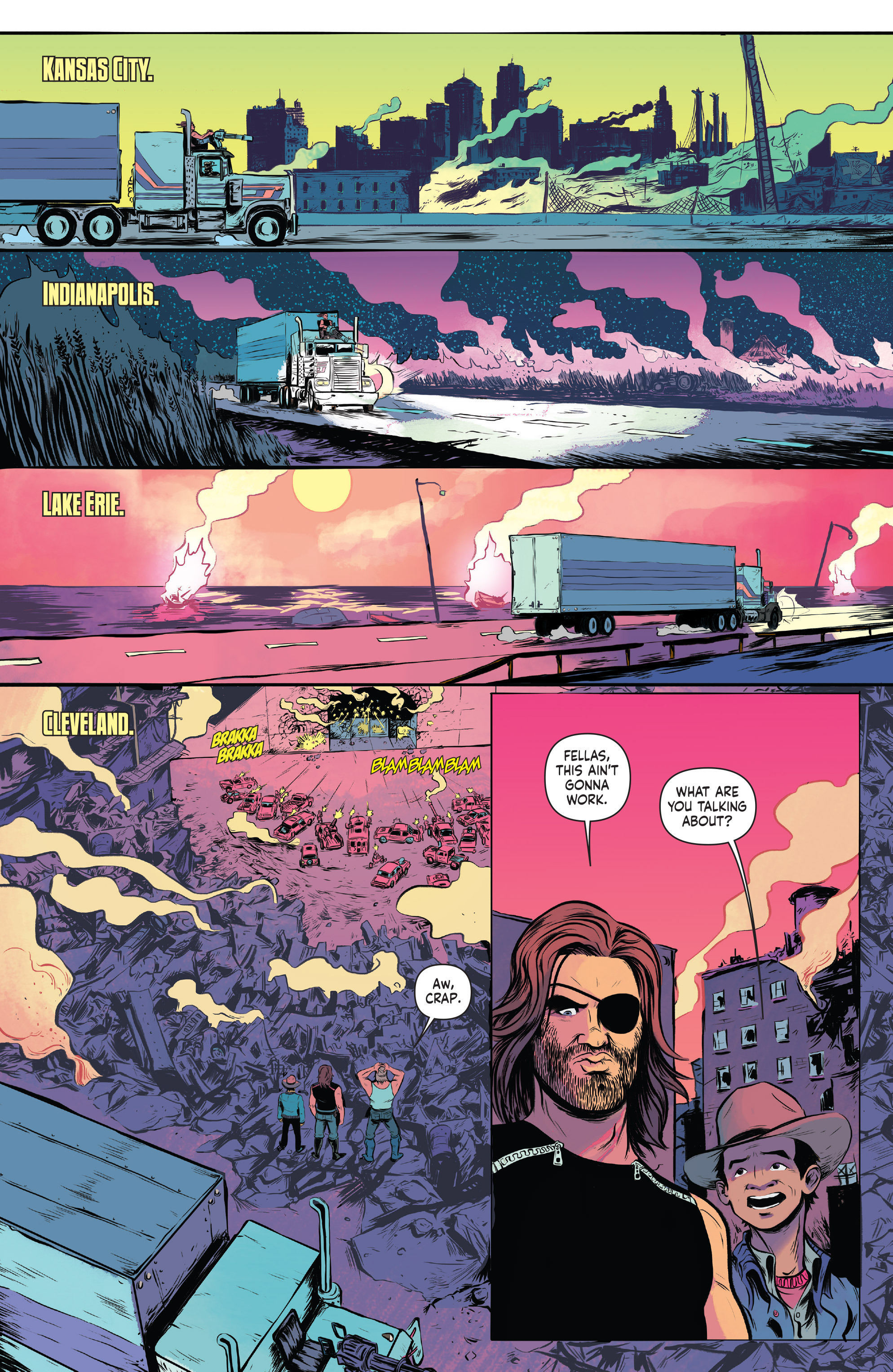 Read online Big Trouble in Little China/Escape From New York comic -  Issue #2 - 9