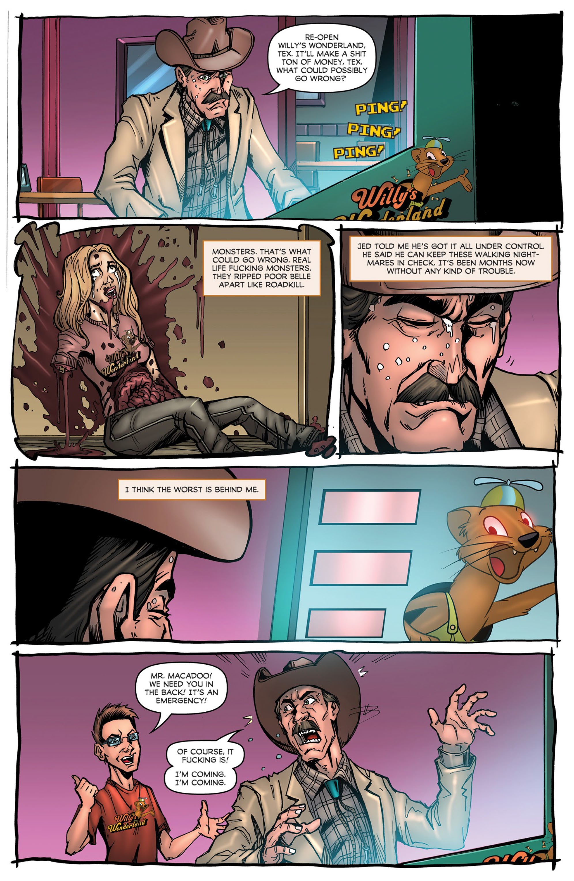 Read online Willy's Wonderland comic -  Issue #2 - 4