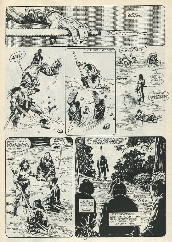 Read online The Savage Sword Of Conan comic -  Issue #184 - 25