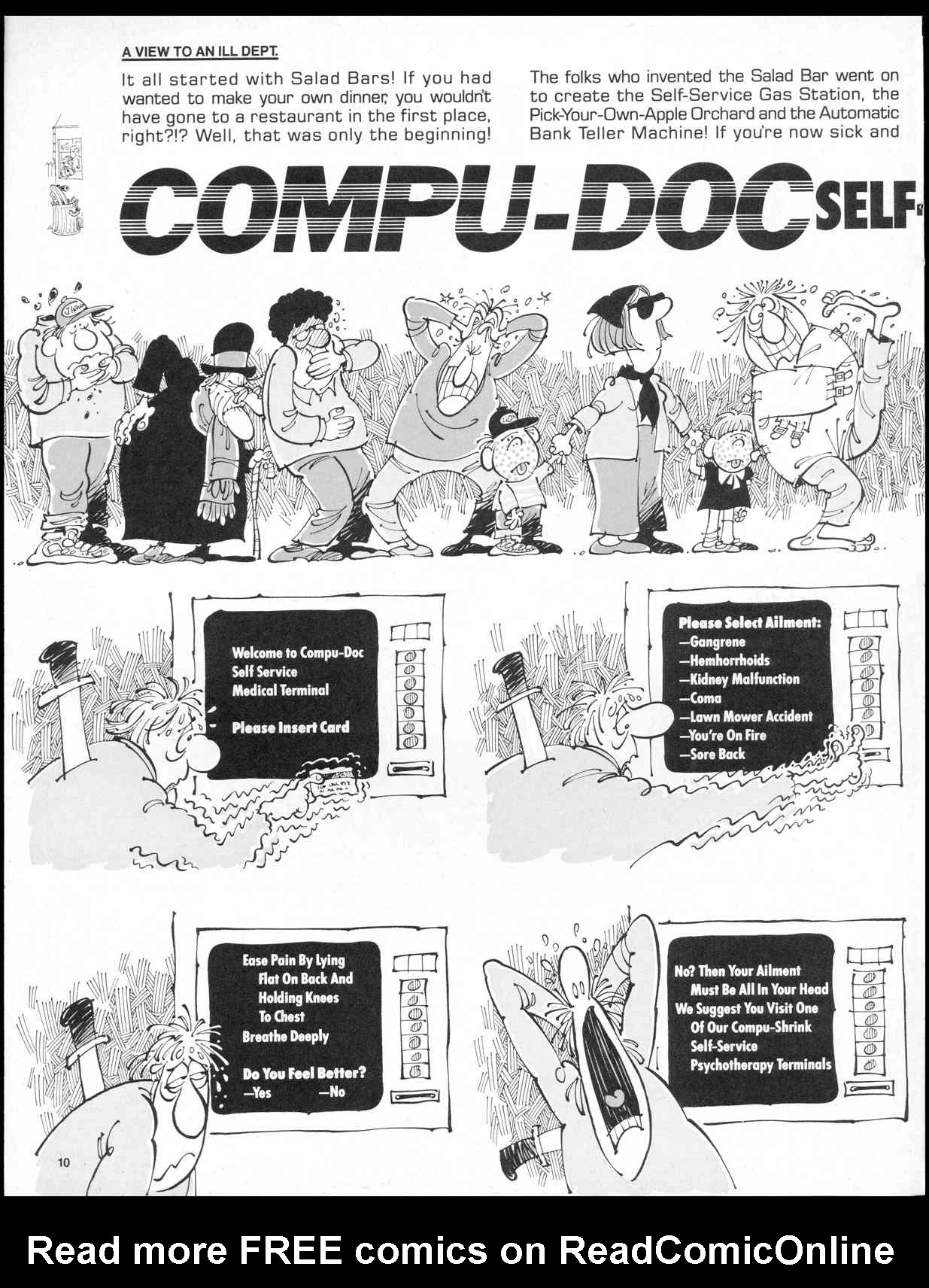 Read online MAD comic -  Issue #291 - 12
