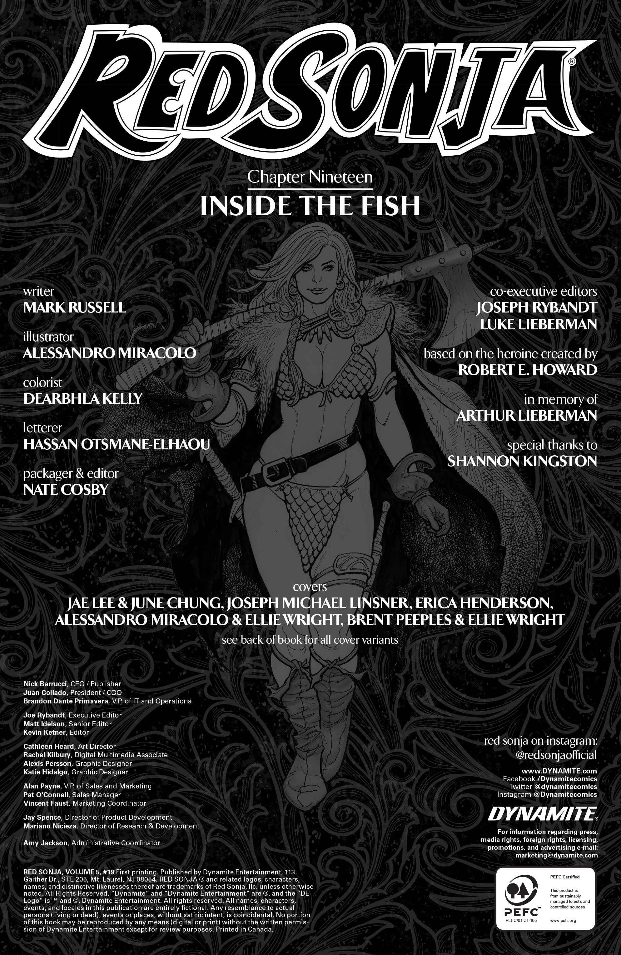Read online Red Sonja (2019) comic -  Issue #19 - 29
