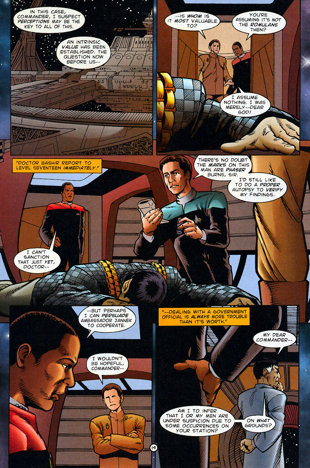 Read online Star Trek: Deep Space Nine: Celebrity Series comic -  Issue #1 - 18