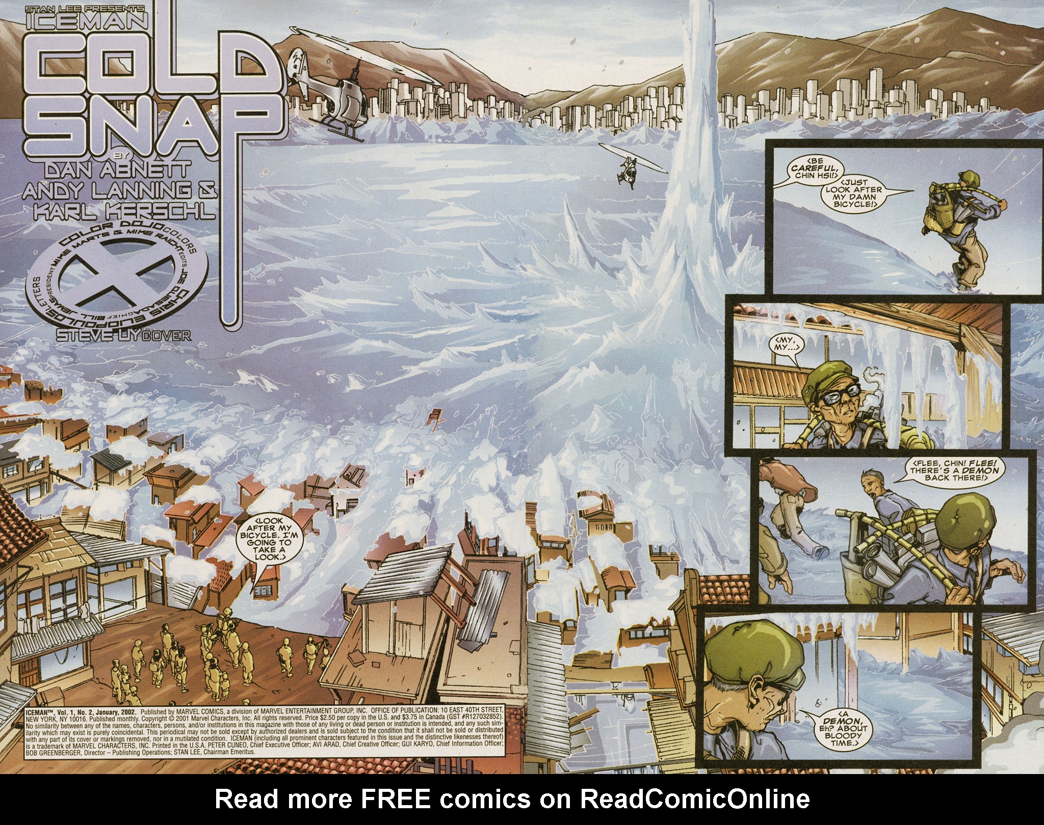 Read online Iceman (2001) comic -  Issue #2 - 3