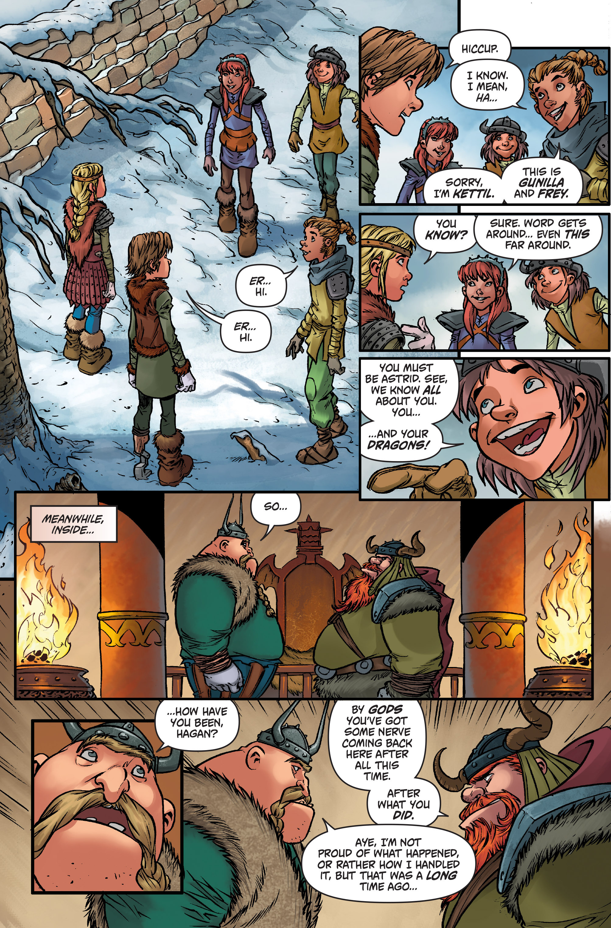 Read online DreamWorks Dragons: Defenders of Berk Collection: Fire & Ice comic -  Issue # TPB - 77