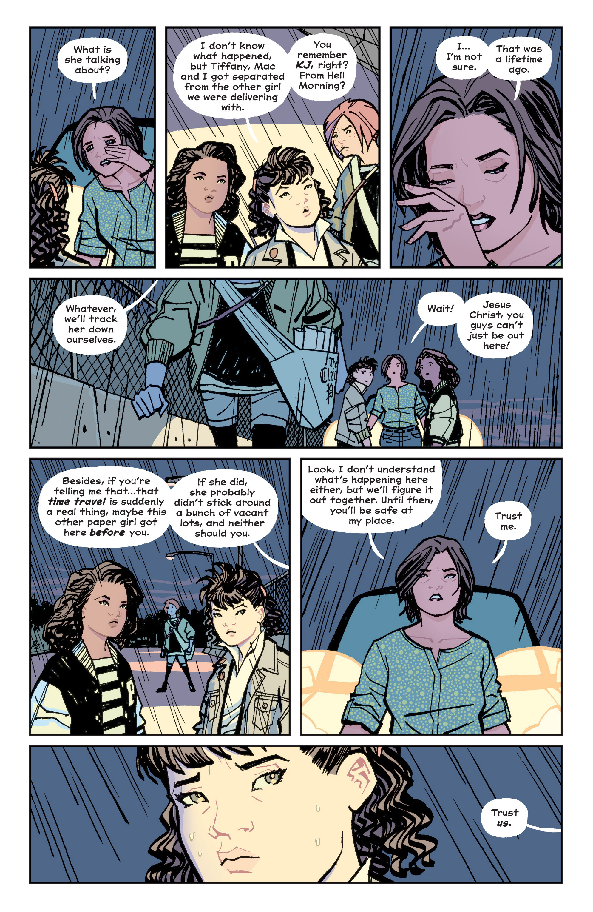 Read online Paper Girls comic -  Issue #6 - 9