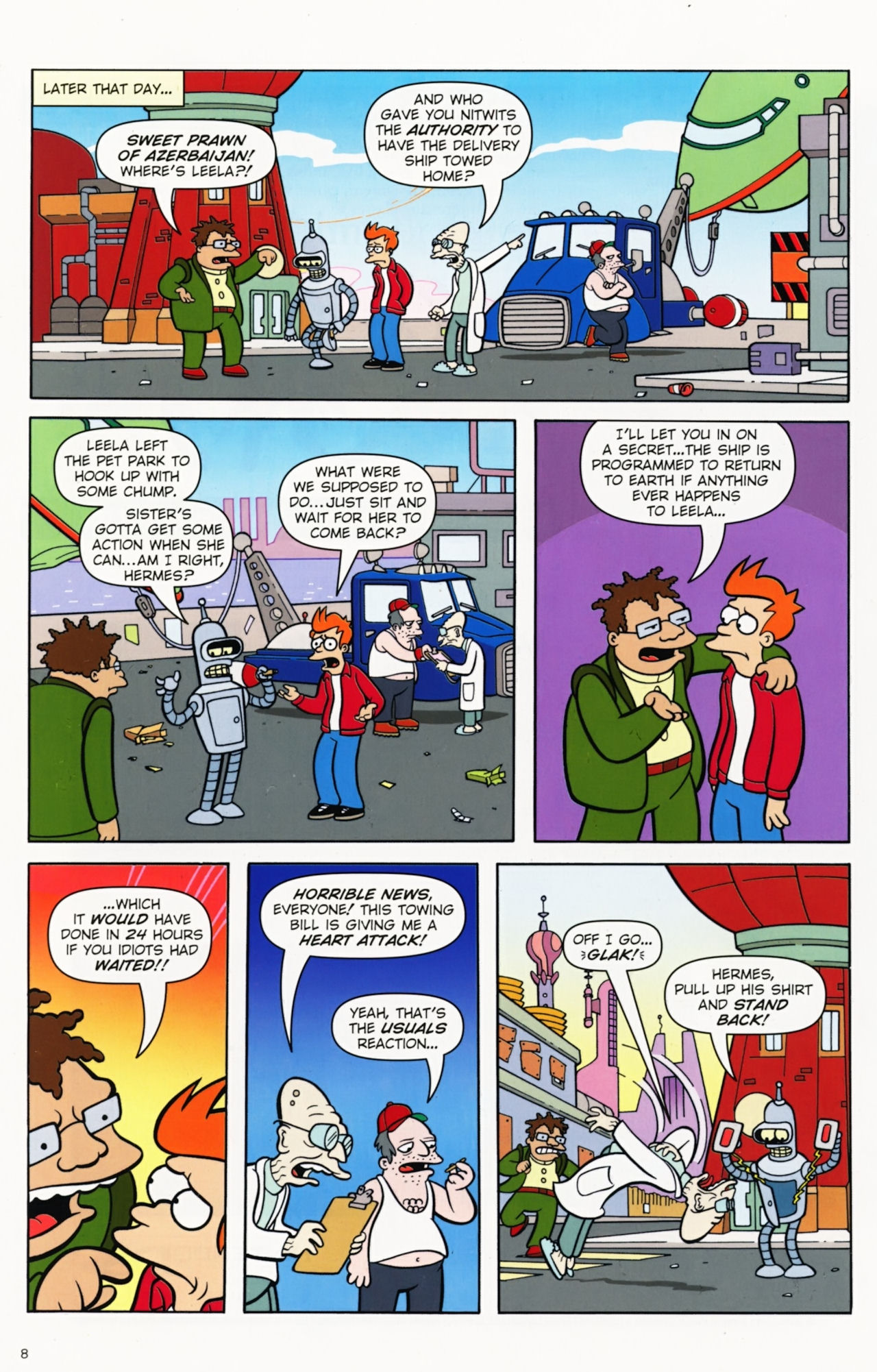 Read online Futurama Comics comic -  Issue #54 - 7