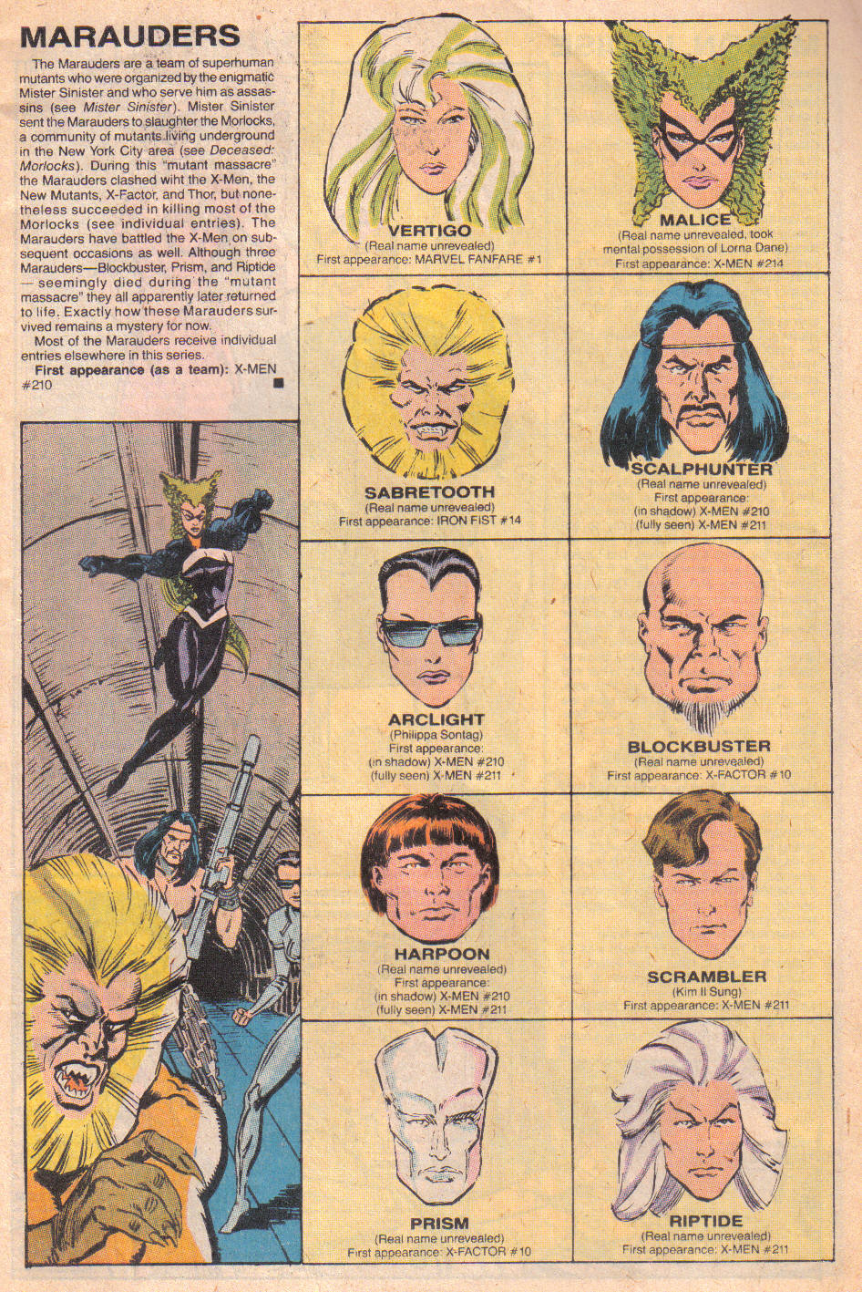 Read online The Official Handbook of the Marvel Universe: Update '89 comic -  Issue #5 - 2
