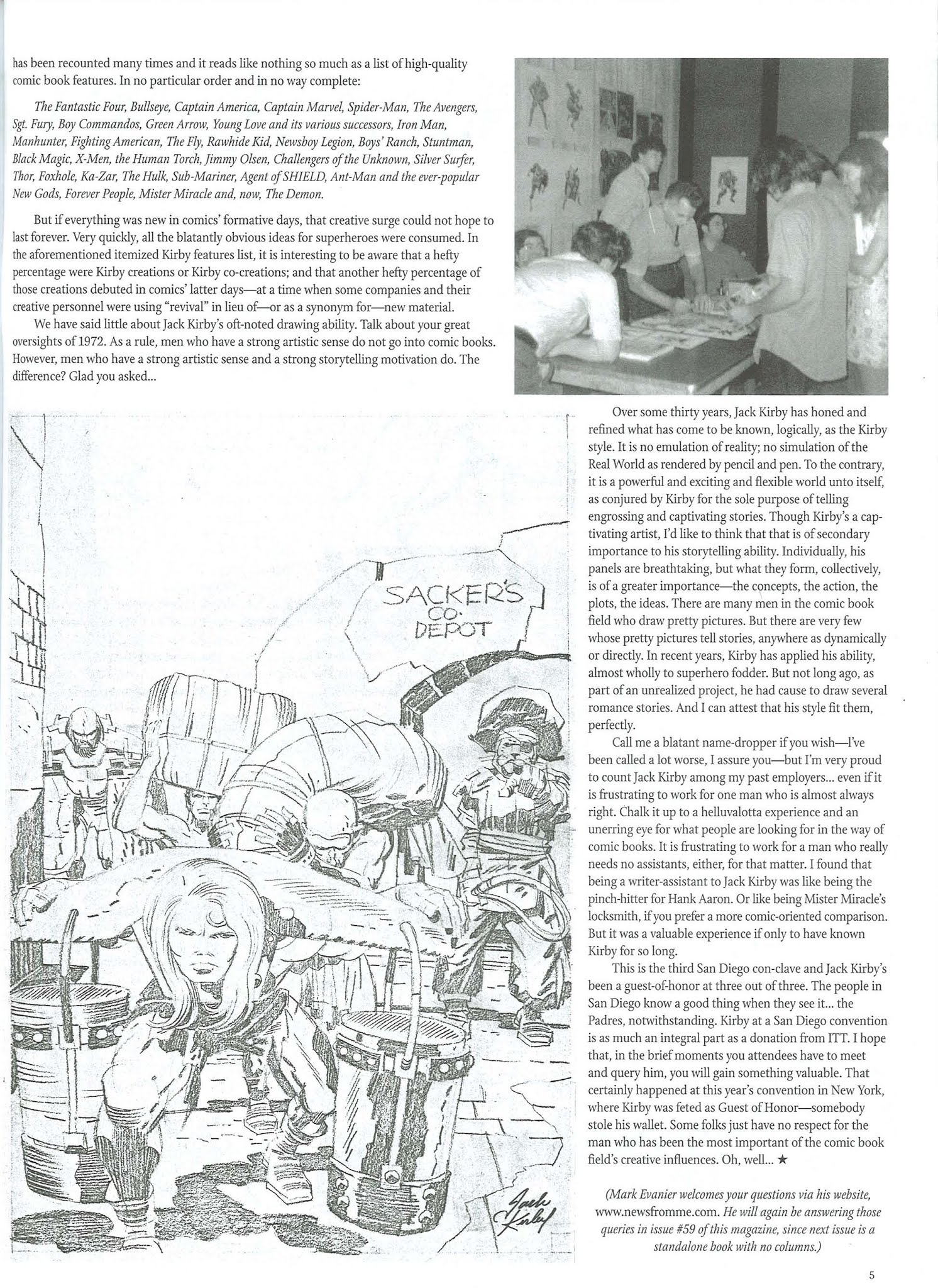 Read online The Jack Kirby Collector comic -  Issue #57 - 7
