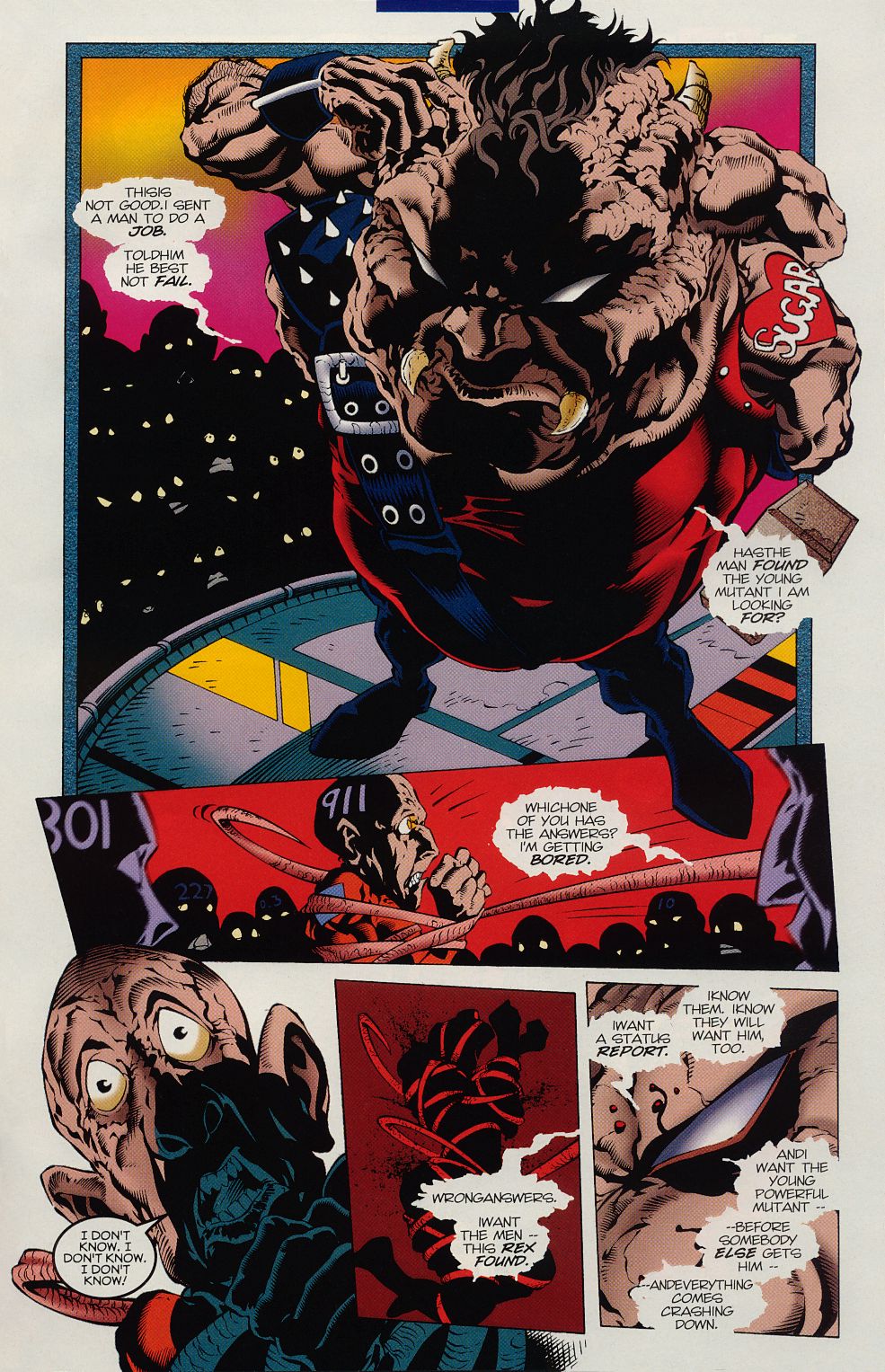 Read online X-Man comic -  Issue #7 - 8